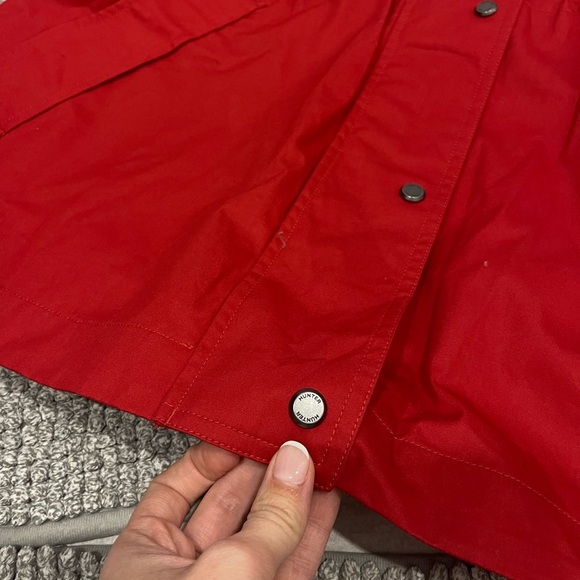 NWT Hunter hooded zipper closure rain coat size XL - Picture 6 of 8